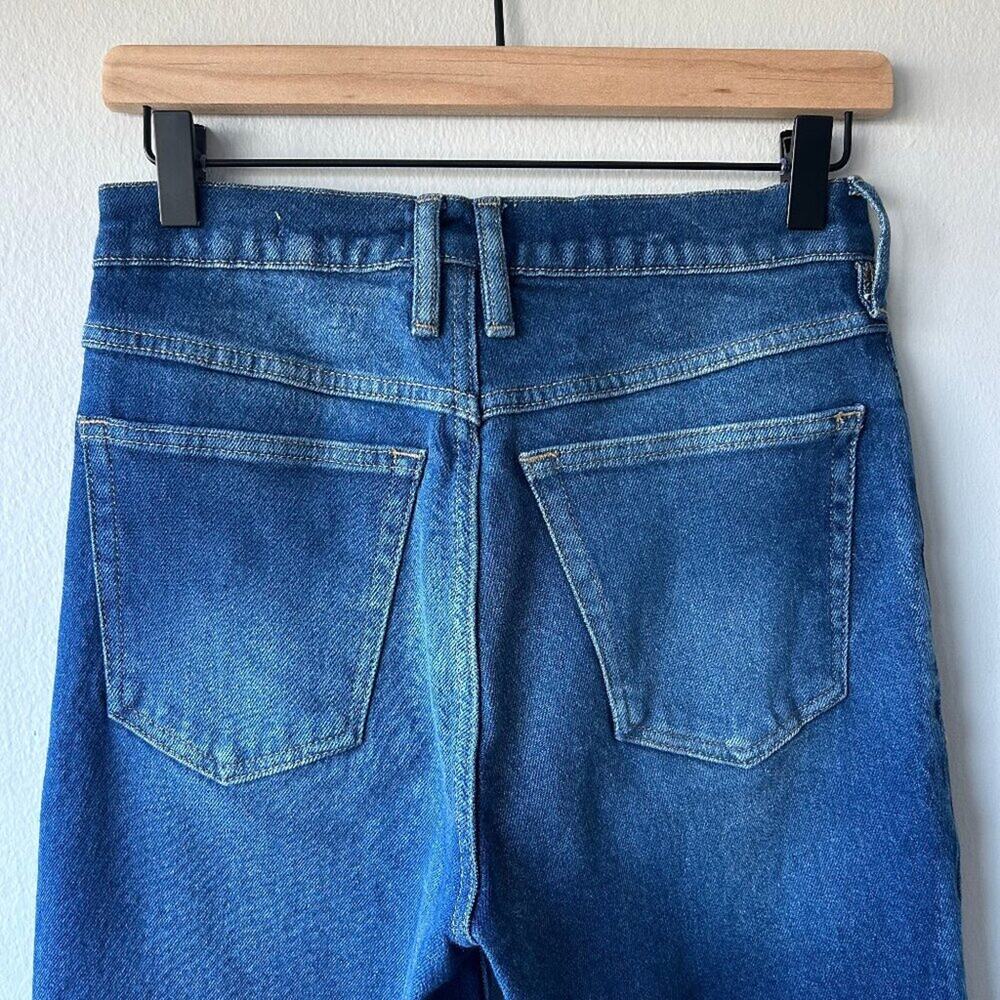 FRAME High N Tight Taper Jeans Women 26 High Rise Cropped Blue Denim - Picture 5 of 10